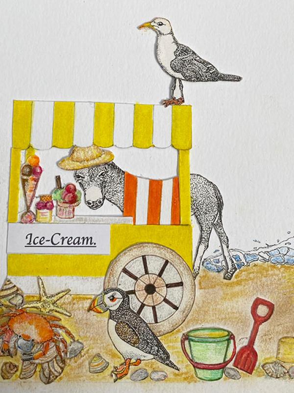 Animals on the beach