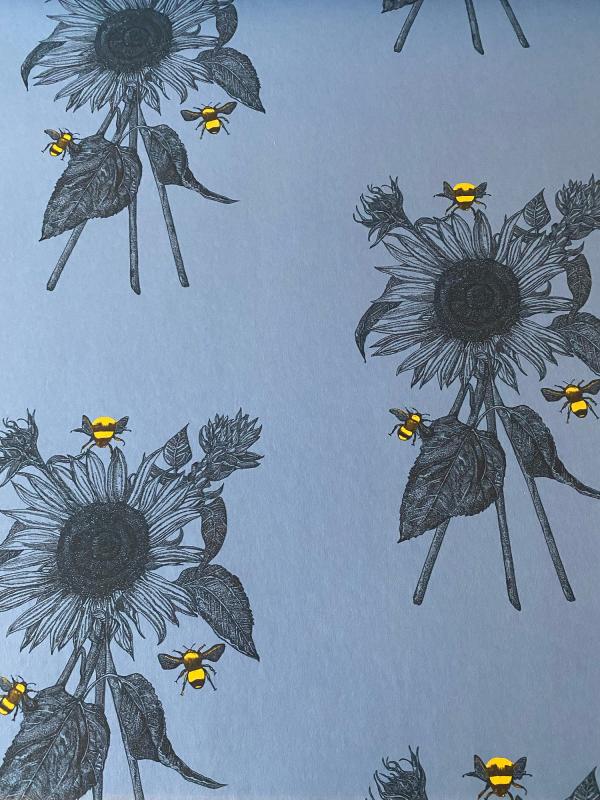 Flowers and bees design